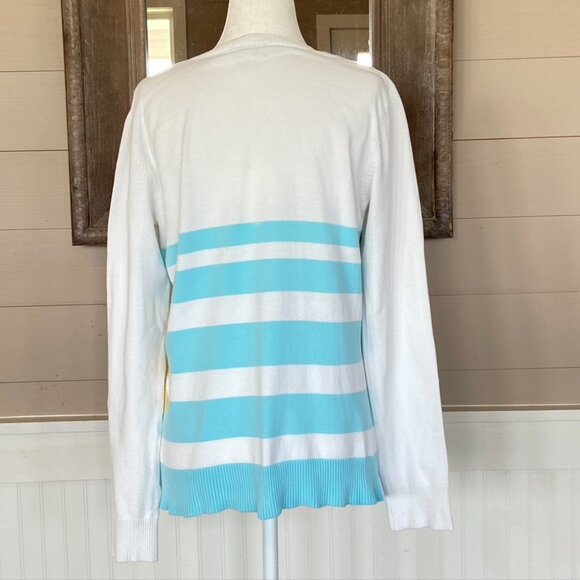 Lilly Pulitzer Lightweight cotton sweater  Sz M - Picture 2 of 11